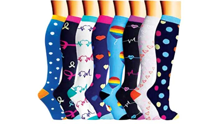 CHARMKING Compression Socks for Women